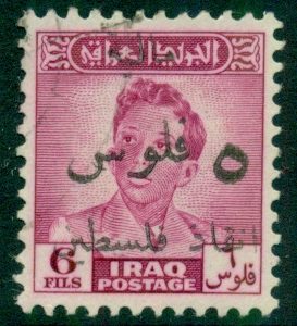 1948-49 Iraq Aid for Palestine 5f on 6f Revenue Used