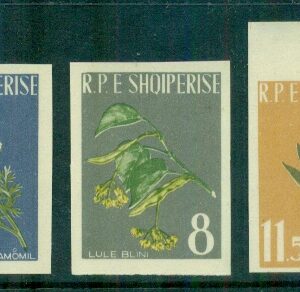 1962 Albania Medicinal Plants Imperf set **