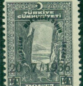 1936 Turkey Remilitarization Dardanelles 17,5k Error