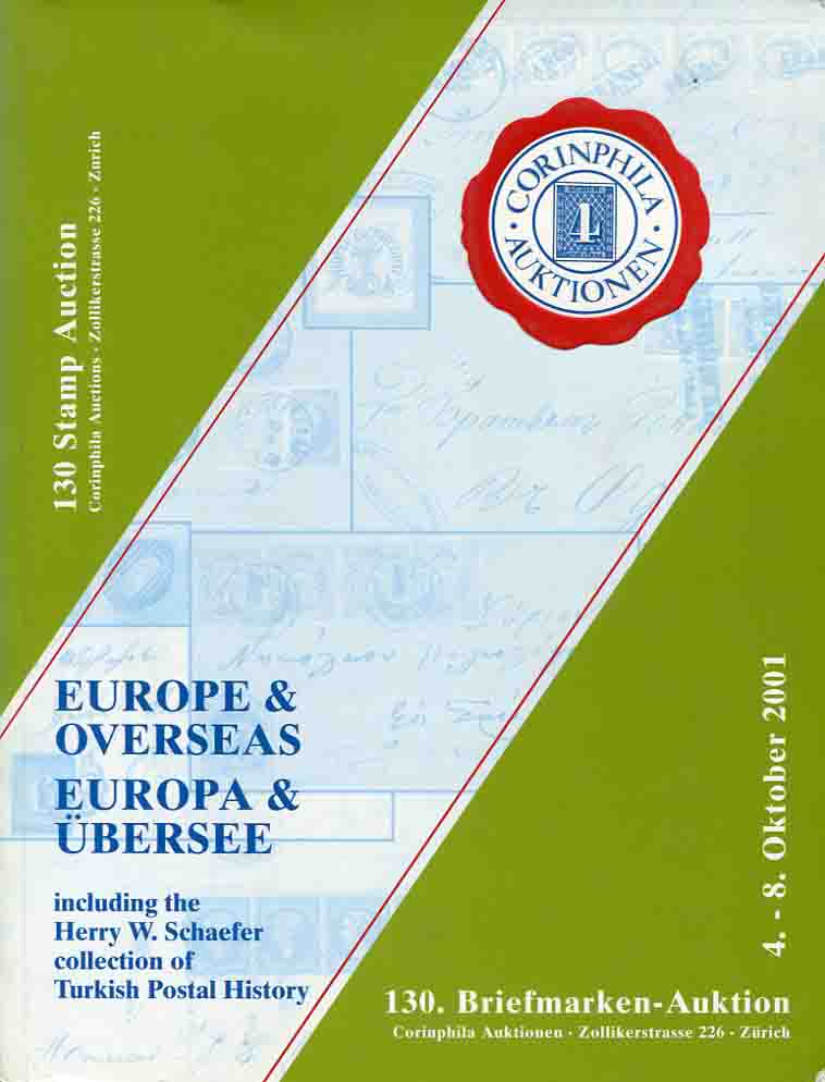 Turkey Herry Schaefer Turkish Postal History 2001