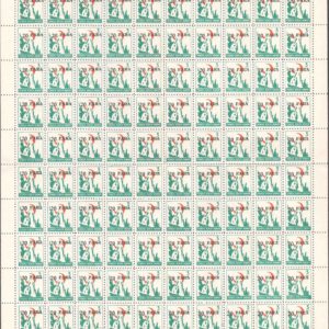 1952 Turkey Red Crescent 20pa NHM Sheet