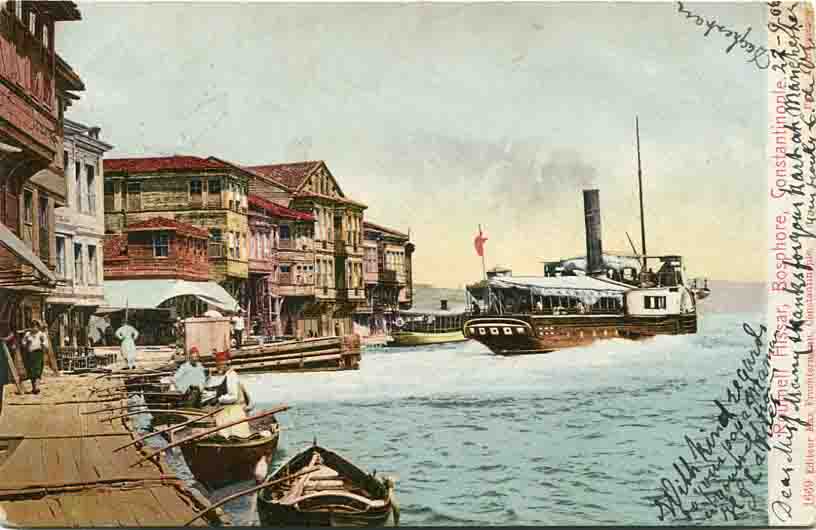 1906 Austria Levant Steam Ship Rumelihisar PPC - Image 2
