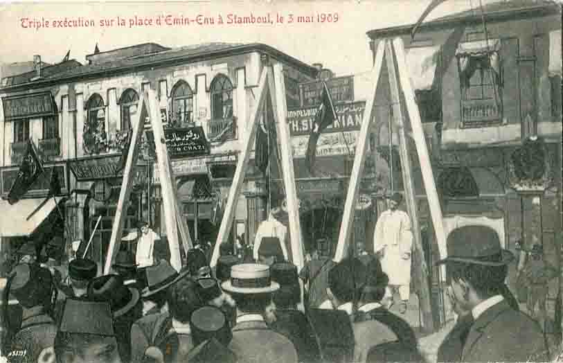 1909 Turkey Public Hanging Postcard