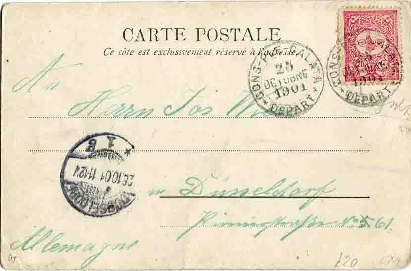 1901 Turkey German Fountain PPC - Image 2