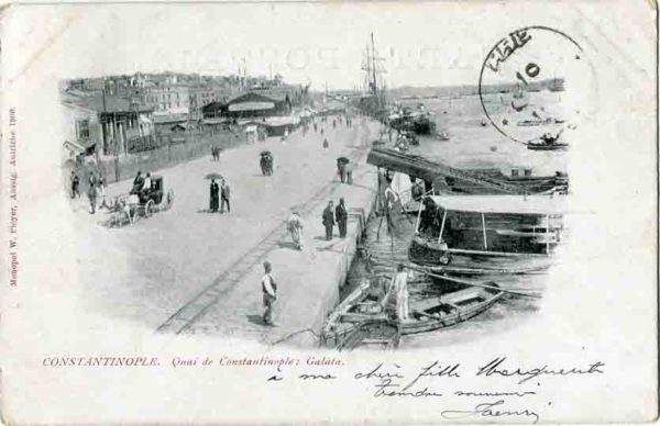 1901 Turkey KADIKOY Postcard to Belgium