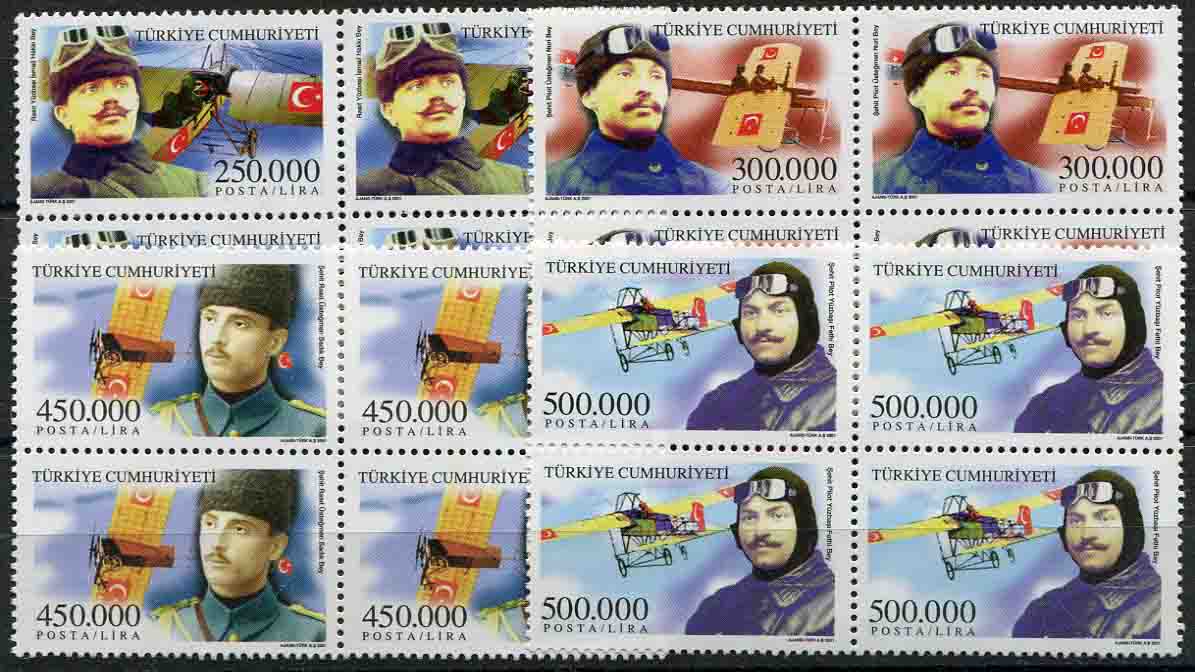 2001 Turkey Pilots War Planes B4 **