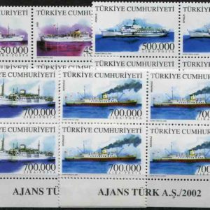 2002 Turkey Merchant Ships B4 **