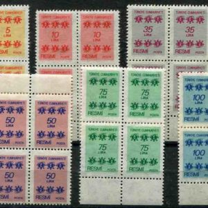 1981 Turkey Official Block of 4 **
