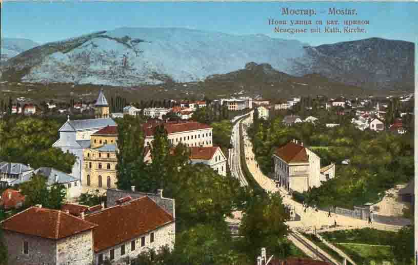 Bosnia MOSTAR Unused Postcard