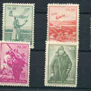 1950 Turkey Air Association Anniversary NHM Set