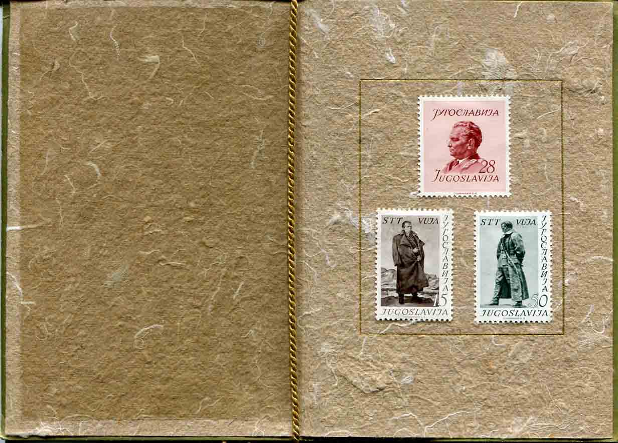 1952 Yugoslavia Tito set in Courvoisier Album