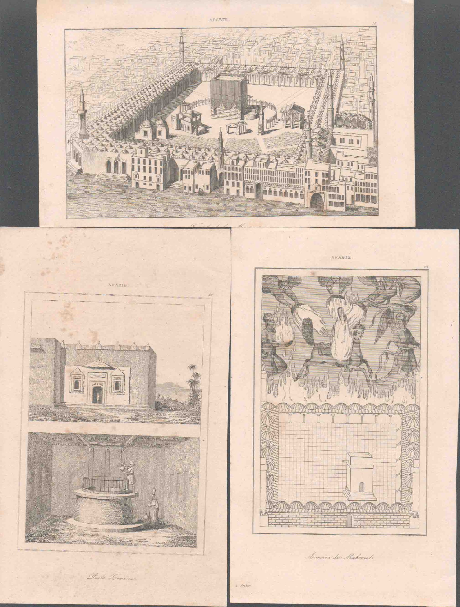 35 Gravures Arabia Hejaz Syria Palestine Jordan Yemen