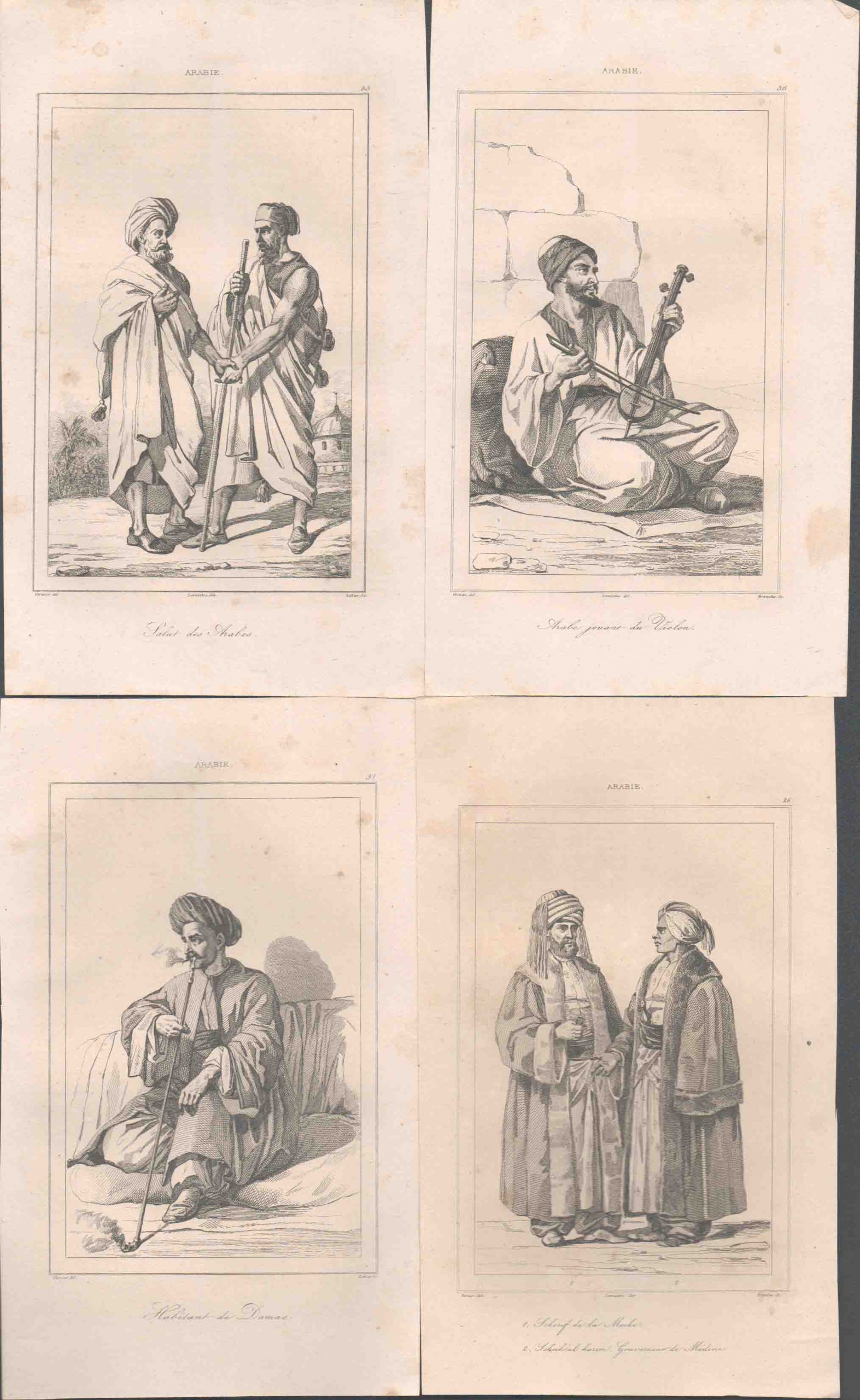 35 Gravures Arabia Hejaz Syria Palestine Jordan Yemen - Image 3