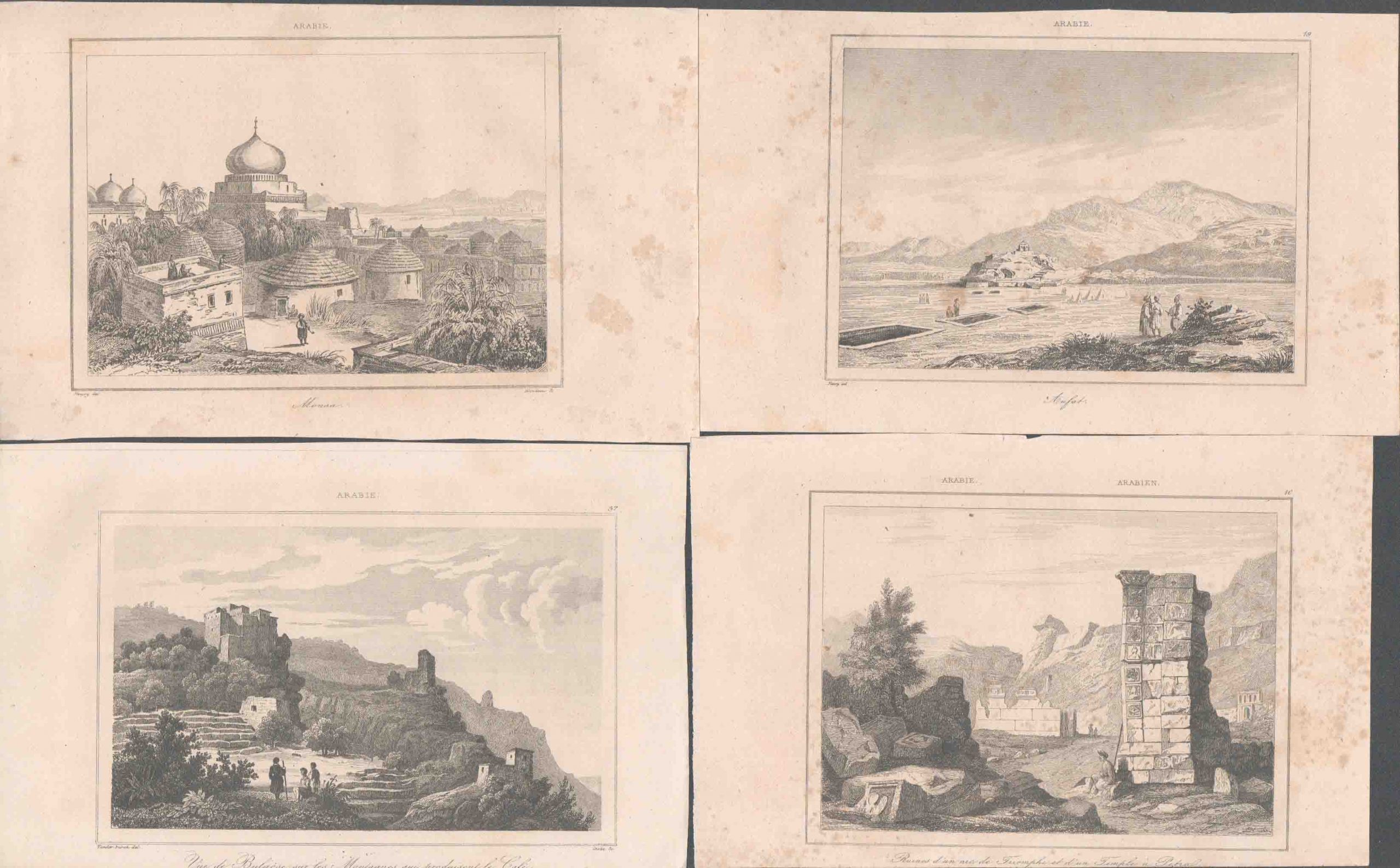 35 Gravures Arabia Hejaz Syria Palestine Jordan Yemen - Image 9