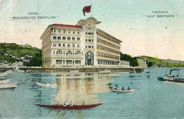 1913 Turkey TARABYA TOKATLIAN HOTEL Postcard