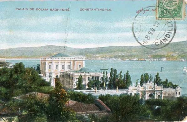 1910 Turkey CANDILLI cancel Postcard to France