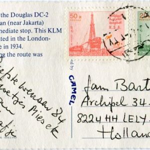 1976 Saudi Arabia Ras Al Khair KLM to Holland