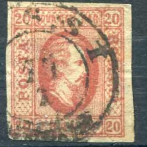 1865 Romania Prince Cuza 20p type I Used