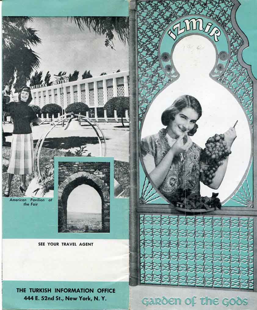1950 Turkey IZMIR Tourist Guide