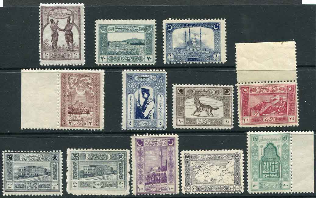 1922 Turkey Pictorials NHM Set