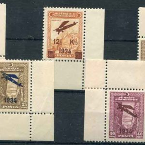 1934 Turkey 1st Aeroplane **