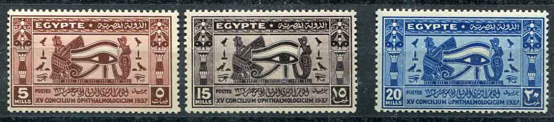 1937 Egypt Ophthalmological Congress NHM set