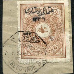 1920 Turkey Trabzon 100pi Revenue
