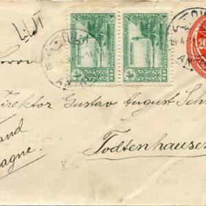 1914 Turkey ANTALYA Postal Stationery to Germany
