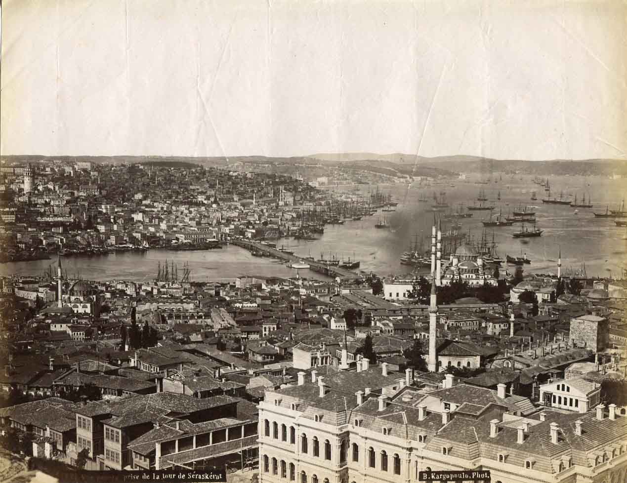 Turkey Istanbul 3 Large Photos Galata Bridge etc.