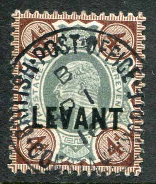 1905 British LEVANT opt KEVII 4d Constantinople