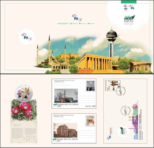 2017 Turkey Ankara National Stamp Exhibition portfolio