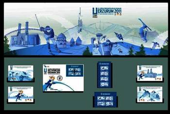 2011 Turkey Universiade Winter Games Portfolio