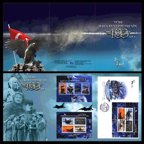 2011 Turkey Centenary Turkish Air Force Portfolio