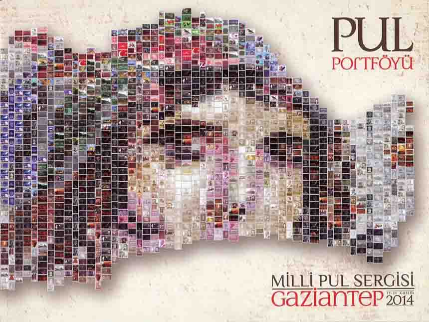 2014 Turkey Gaziantep Stamp Exhibition Portfolio