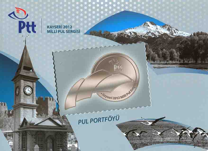 2012 Turkey Kayseri Stamp Exhibition Portfolio