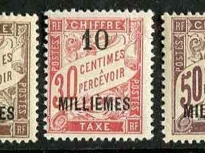 1922 Egypt Alexandria Postage Due MLH set