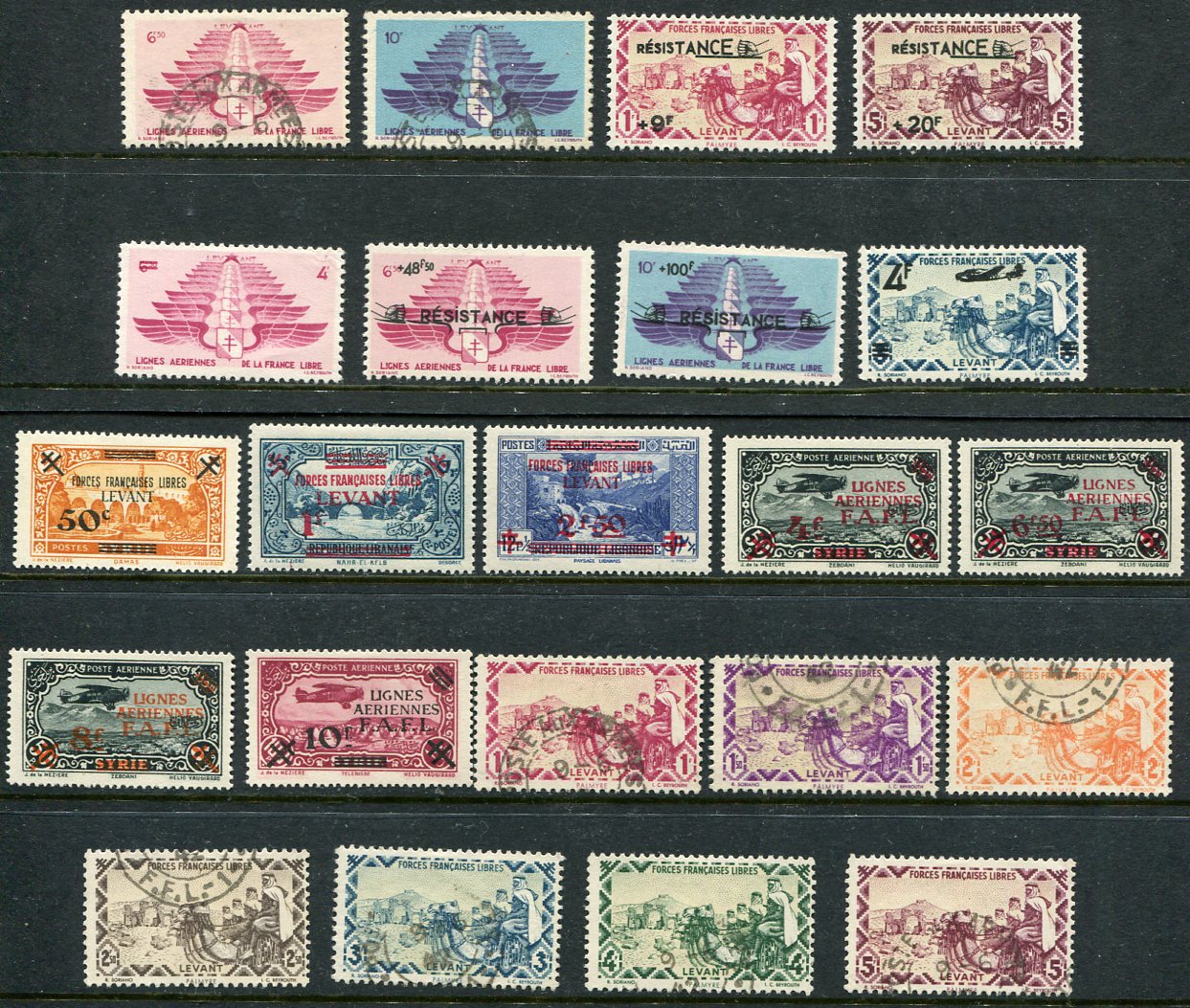 1942 Syria Lebanon Free French Forces Levant Set
