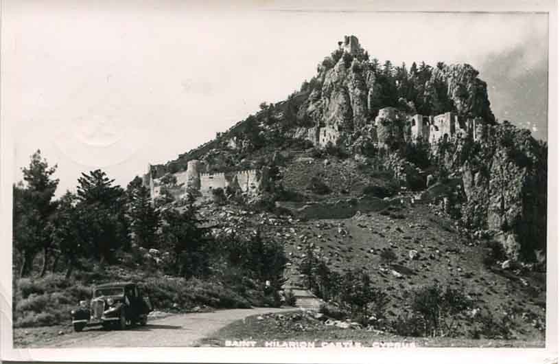 1957 Cyprus St Hilarion Photocard to USA