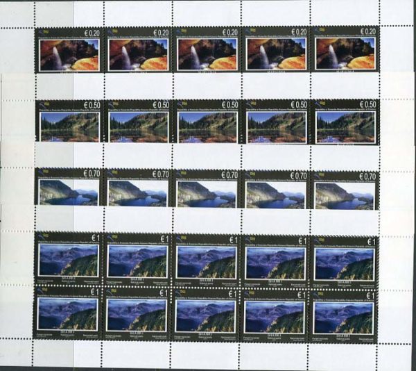 2010 Kosovo National Park Sheet **