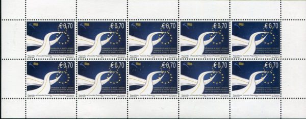 2010 Kosovo European Union Sheet **