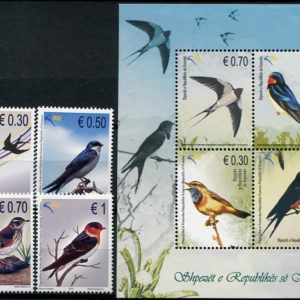 2010 Kosovo Birds + Block **