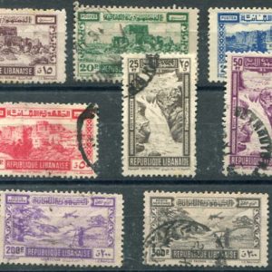 1945 Lebanon Pictorials Used Set