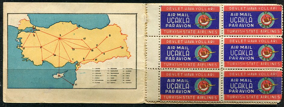 Turkey Devlet Hava Yollari Turkish Airlines Booklet