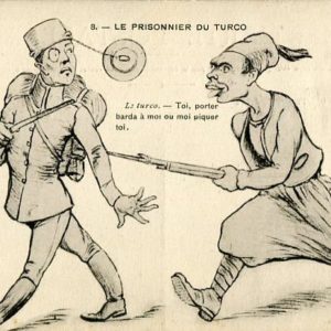 1919 Turkey France PoW Propaganda Card