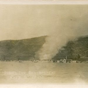 1920 Turkey Mudanya Bombardment Photocard