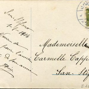 1914 Turkey Ayastefanos 2pa Rate Card