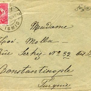 1909 Turkey Izmid Cover to Istanbul