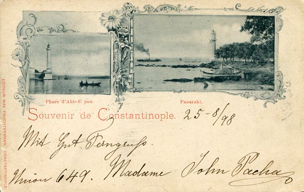 1898 Austrian Levant Constantinople Postcard