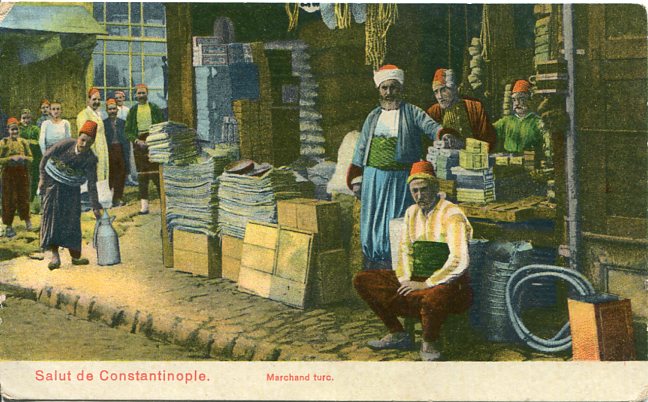 1913 Austria Levant Postcard to Selčan