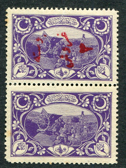 1920 Turkey 3pi on 2pa Error Pair MLH
